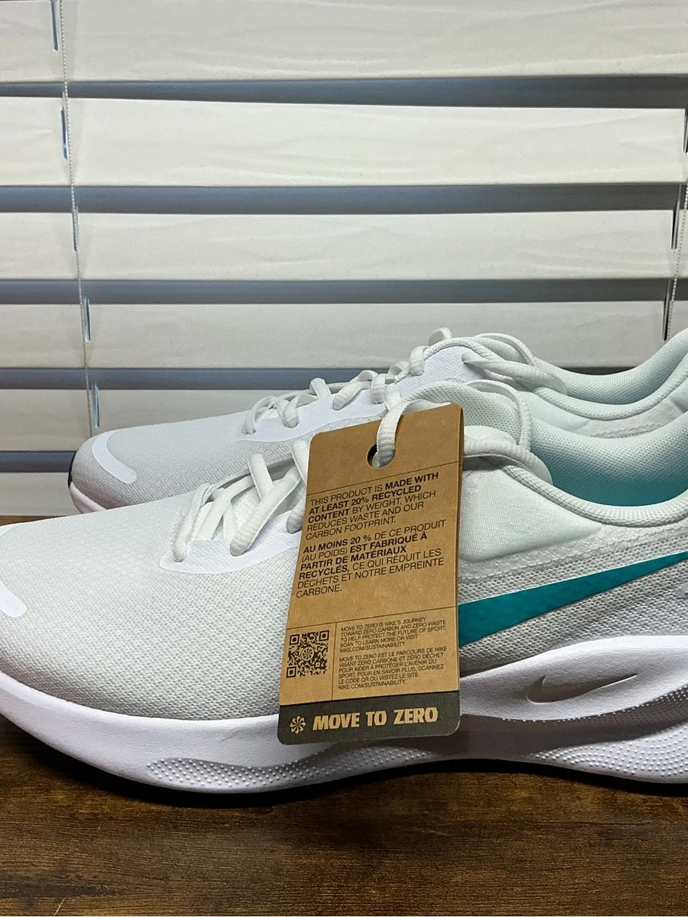 Nike Mans Revolution 7 Platinum/ Dusty Cactus Sneakers Size Ma10 Wo11.5 New